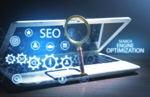 How Technical SEO Works – Illustrated with Gears and a Laptop | The Marketing Assembly